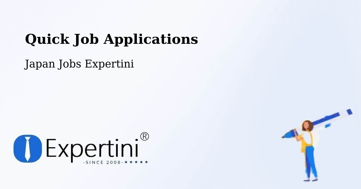 Quick Apply Feature – Sakata - Japan Jobs Expertini