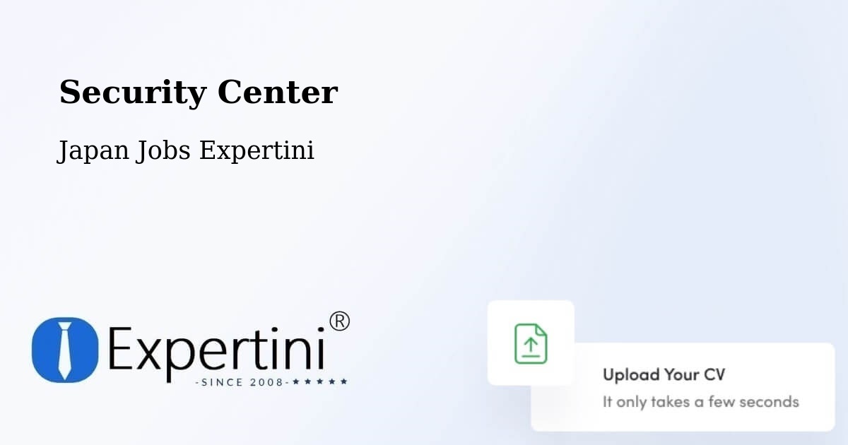 Security & Compliance – Sakata - Japan Jobs Expertini